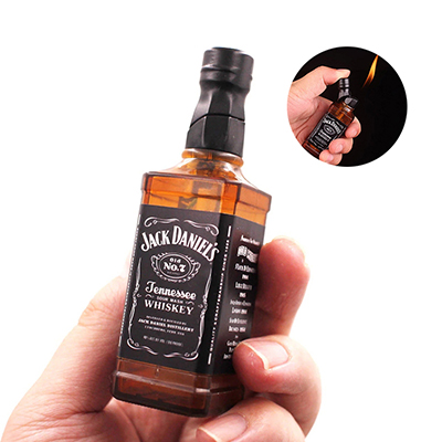 Jack Daniels Whiskey Bottle Shape Novelty Lighter